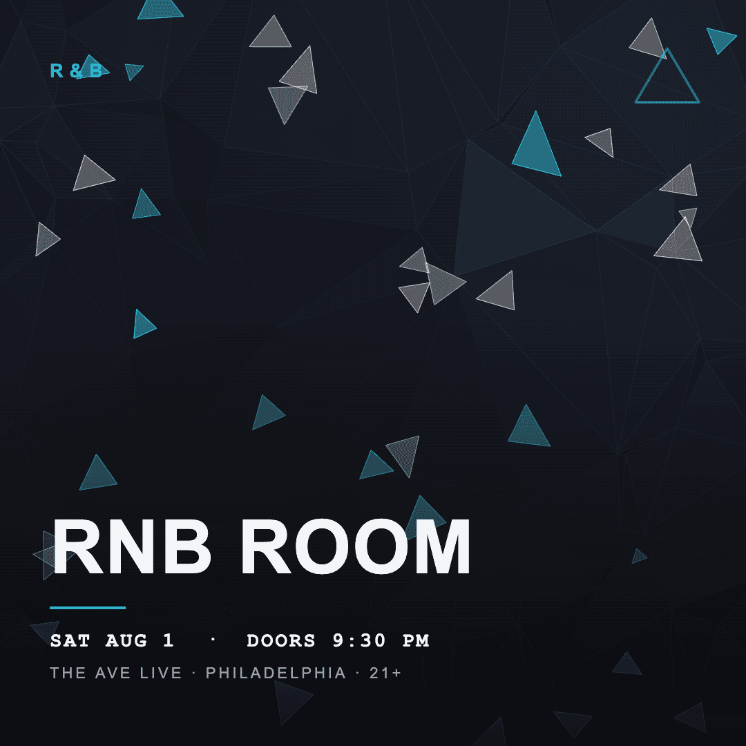 RnB Room at The Ave Live, August 1 2026, Philadelphia